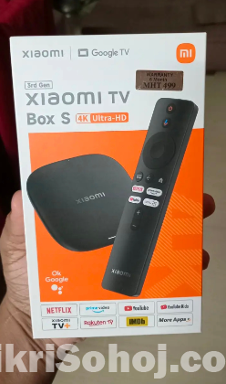 Xiaomi tv box s 3d generation 4k Gobal version